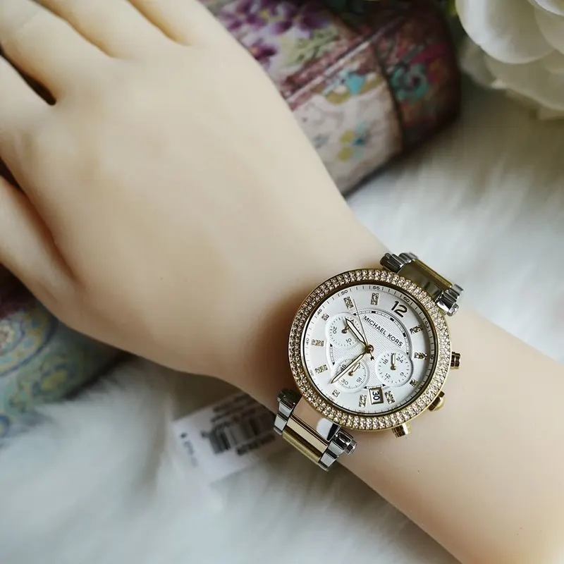 Michael Kors Parker White Dial Ladies Watch- MK5626